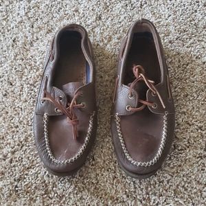 Brown Leather Sperry's